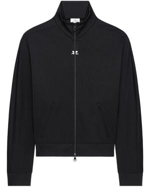 Courreges Courrèges Zip-Up Bomber Jacket - Black