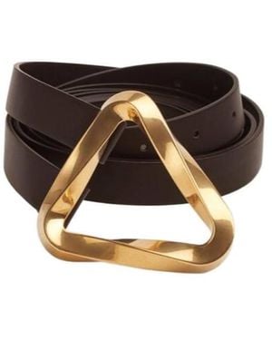 Bottega Veneta Double Strap Belt - White