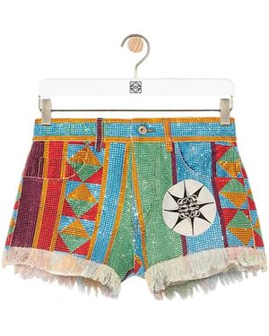 Loewe Embellished Shorts - White