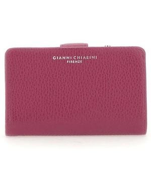 Gianni Chiarini Dollaro Compact Wallet - Purple