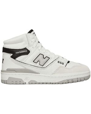 New Balance 650 High-Top Lace-Up Trainers - Metallic