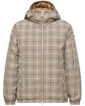 Moncler Grimpante Reversible Hooded Short Padded Jacket - Grey