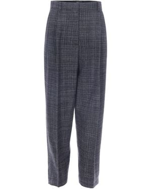 Fabiana Filippi Elasticated Waist Balloon Trousers - Blue