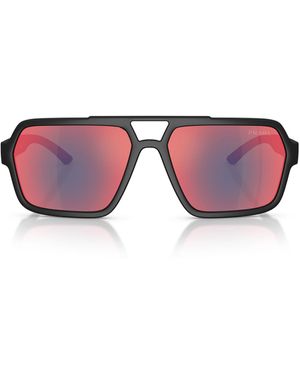 Prada Linea Rossa Prada Eyewear Aviator Sunglasses - Purple