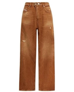 DIESEL 1996 D Sire Yu U Distressed Jeans - Brown