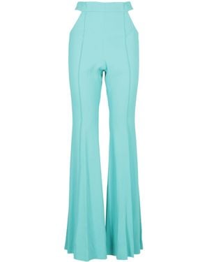 GIUSEPPE DI MORABITO Cut-Out Flared Trousers - Blue