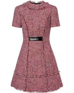 Safiyaa Tweed Minidress - Purple