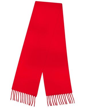 Jacquemus Fringe-Long Scarf - Red
