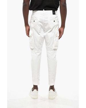 DSquared² Sexy Cargo Fit Patch Trouseres - Black