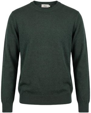 Altea Long Sleeve Crew-Neck Sweater - Green