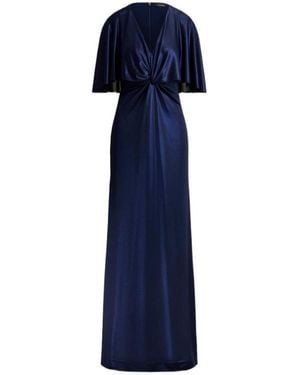 Ralph Lauren V-Neck Dress - Blue