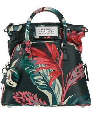 Maison Margiela Floral-Print Handbags - Green