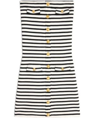 Celine Mini Bustier Dress - Black