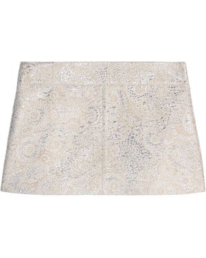 Celine Pattern Skirt - Natural