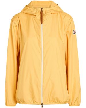 Moncler Lightweight, Windproof And Rainproof Short Coat - Yellow