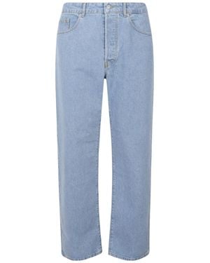 Dries Van Noten Belt Loop Jeans - Blue