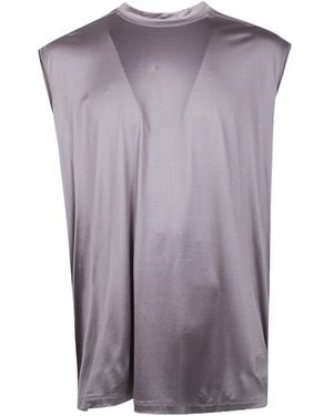 Rick Owens Solid Colour T-Shirt - Purple