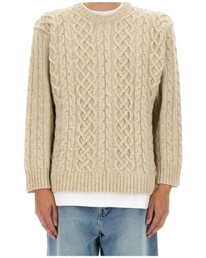 Moschino Long Sleeve Jumper - Natural