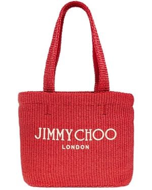 Jimmy Choo Woven Handbag - Red