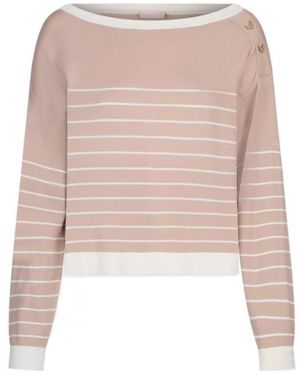 Liu Jo Striped Jumper - Pink