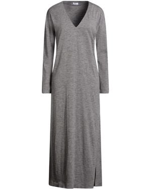 Brunello Cucinelli Minimalist Knit Dress - Gray