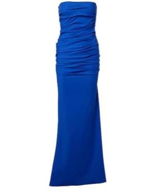 Maticevski Intoxicate Ruched Gown - Blue