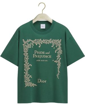 Dior Book Cover Oversized T-Shirt - Green