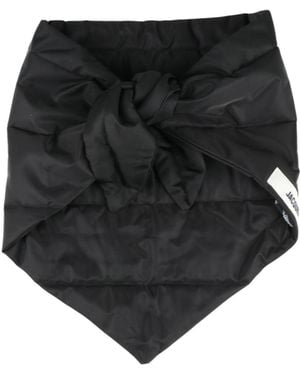 Jacquemus Solid Color Scarf - Black