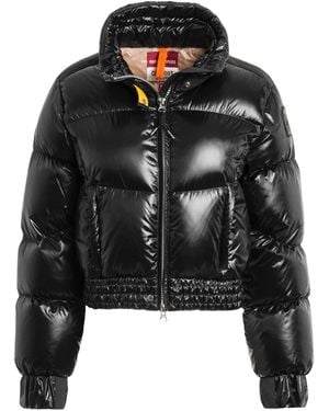 Parajumpers Logo-Patch Puffer Jacket - Black