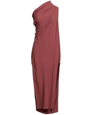 Rick Owens One-Shoulder Dress - Red