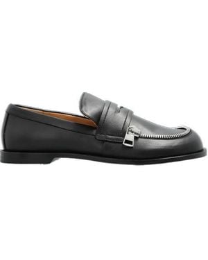 JW Anderson Round Toe Loafers - Black