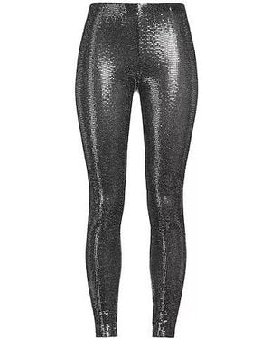 Isabel Marant Metallic Shiny Leggings - Gray