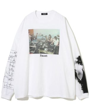 Undercover Faust-Print Crewneck Sweatshirt - White