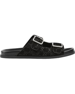 Gucci Slide Sandals - Black