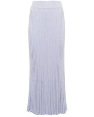 Gabriela Hearst Knitted Midi Skirt - Purple