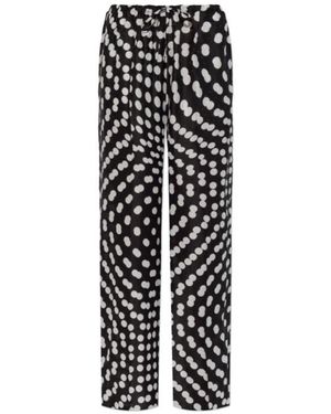 Dries Van Noten Drawstring Casual Trousers - Black