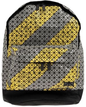 Issey Miyake Daypack Autobahn Geometric-Print Backpack - Gray