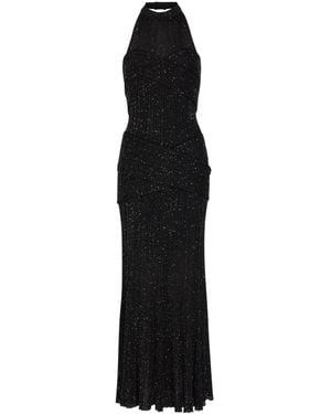 Balmain Sequined Dress - Black