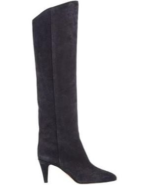 Isabel Marant Minimalist Pointedtoe Tall Boots - Blue