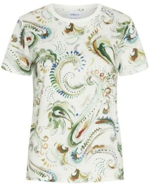 Marella Printed Jersey T-Shirt - White