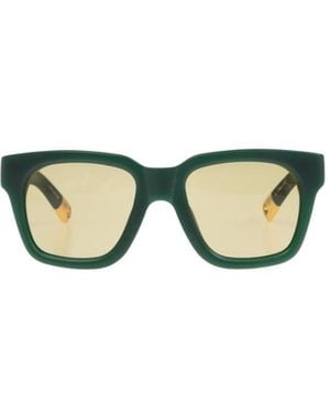Jacquemus Logo Sunglasses - Green