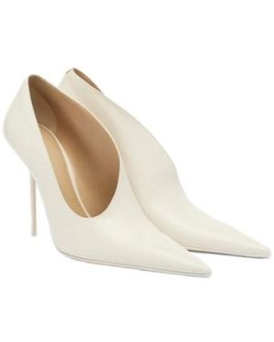 Victoria Beckham Sloane Leather Court Shoes - White