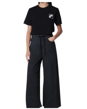MM6 by Maison Margiela Cotton Jersey T-Shirt - Black