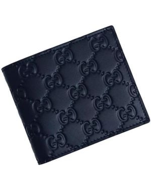 Gucci Embossed Wallet - Blue