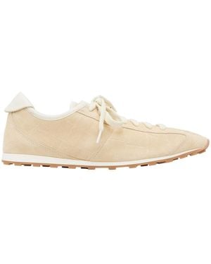 Jacquemus Low-Top Suede Trainers - White