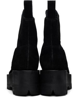 Julius Prism Side Gore Chelsea Boots - Black