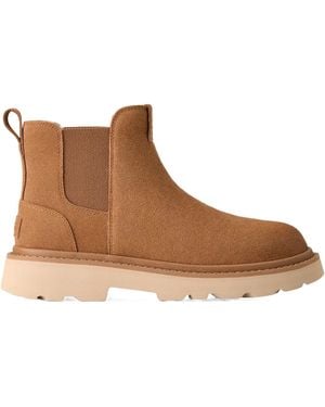 UGG Flat Ankle Boots - Brown