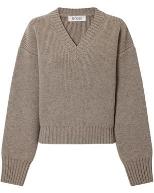 Rohe Wool Jumper - Brown