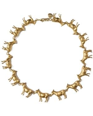Jacquemus Le Collier Anes Necklace - Metallic