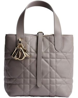 Dior Small Toujours Vertical Tote Bag - Grey